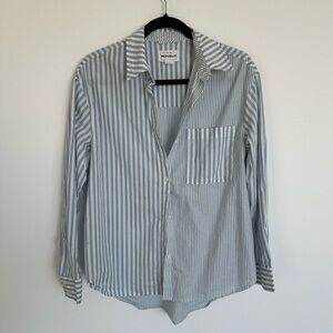 For The Republic - Button Down Long Sleeve Collared Shirt Wens Size S Small